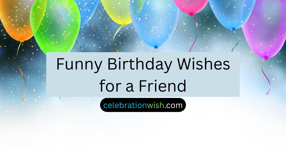 Funny Birthday Wishes for a Friend