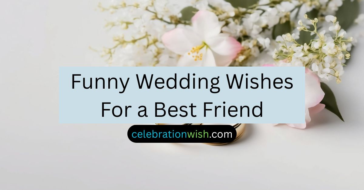 Funny Wedding Wishes For a Best Friend